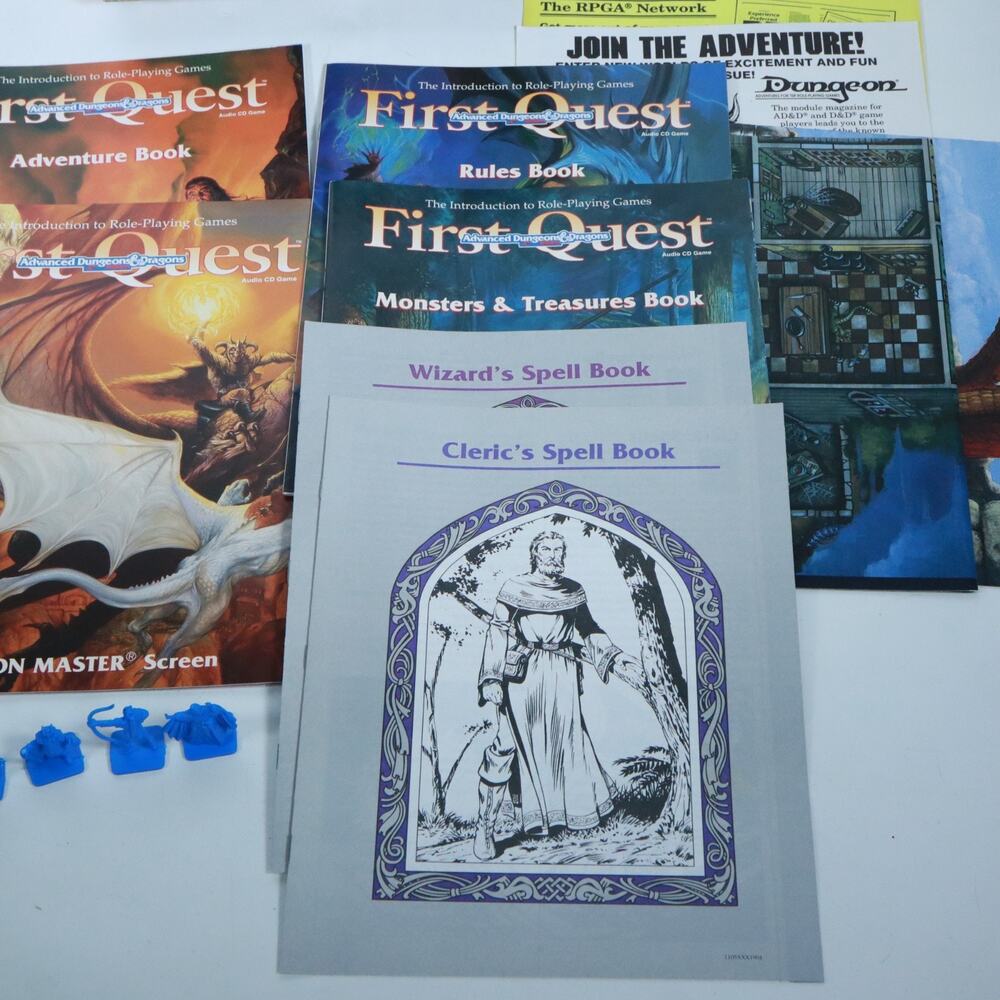 Advanced Dungeons & Dragons First Quest 1105 2nd Edition - Missing CD - Picture 6 of 15
